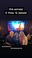 Dubladora da Cat Grant (Flavia Fontenelle) com os dubladores do país biologicos do Superman, Jor-El, Lara Lor-Van (Eduardo Borgerth,Telma da Costa) na sala de cinema.