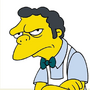 Moe Szyslak também em Os Simpsons (voz atual)