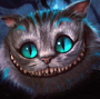 Gato de Cheshire em Alice no País das Maravilhas e Alice Através do Espelho