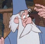 Merlin em A Espada Era a Lei