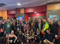 Elenco Reunido na Pré-Estreia.