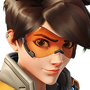 Tracer na franquia Overwatch, em Heroes of the Storm e em Fortnite