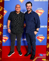 Dublador do Kal-El / Clark Kent / Superman, Diego Lima junto com dublador do Lex Luthor, Rodrigo Antas.