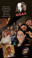 Diretora de dublagem (Andrea Murucci) com os dubladores de Zeca Brito, Rafa, Tonto Olachenko e Sneaky (Rafael Sadovski, Pablo Argôllo, Gustavo Machado e Marcio Dondi), além dos dubladores Gilza Melo e Luiz Henrique Rothier, na sala em 08/02/2026.