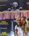 Vicente Alvite e Fabiana Aveiro na pré-estreia de Robô Selvagem no Shopping Village Mall no Rio de Janeiro.