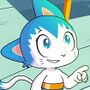 Astro Kitty em Go Astro Boy Go!