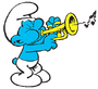 Smurf Harmonia também em Os Smurfs (Herbert Richers)