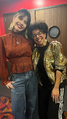 Dubladora Nick Maia com a dubladora da Kendra Saunders / Mulher-Gavião (Pamella Rodrigues) na Pré-Estreia.