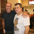 Dubladores do Mike Lowrey (Márcio Simões) com o diretor deublagem Manolo Rey na Pré-Estreia.