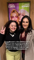 Dubladora da Anna Coleman (Andrea Murucci) com a dubladora Mariana Araújo na Pré-Estreia.