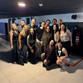 Elenco na sessão de pré-estreia dos dubladores