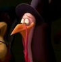 Prefeito Peru Gluglu em O Galinho Chicken Little