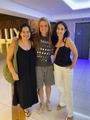 Diretora de dublagem (Andrea Murucci) com a dubladora da Kay Stone (Silvia Goiabeira) e o youtuber Lipe Guaxinim 01/02/2026.