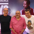Dubladores do Mike Lowrey e Marcus Burnett (Márcio Simões,Mauro Ramos) com o diretor de dublagem Manolo Rey na Pré-Estreia.