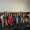 Elenco de dublagem na sala de cinema parte 2 em 09/05/2026.