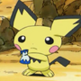 Pichu em Pokémon Mundo Misterioso: A Equipe Força Resgate em sua Primeira Missão