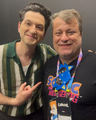 Manolo Rey Junto com a Voz Original do Sonic Ben Schwartz