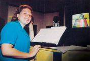 Daniella Piquet, durante as gravações do ep. 70 (Revista Henshin, nº 9) - BKS, 2001
