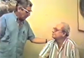 Newton com Darcy Pedrosa no curta Primeiras dublagens no Brasil, de Ricardo Ribeiro, em 1988.