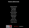 Créditos Chapeuzinho Vermelho