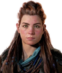 Aloy em Horizon Zero Dawn e suas sequências