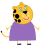 Srta. Leopardo em Peppa Pig: Festa no Cinema