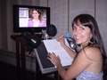 Márcia Regina gravando na Álamo