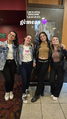 Dubladoras Sabrina L'Astorina juntas com as dubladoras Carina Eiras, Nany Assis e Jeane Marie na Pré-Estreia.