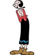 Olivia Palito em O Novo Show do Popeye (Herbert Richers)