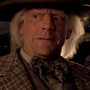 Dr. Emmett L. Brown na trilogia De Volta para o Futuro (Delart)